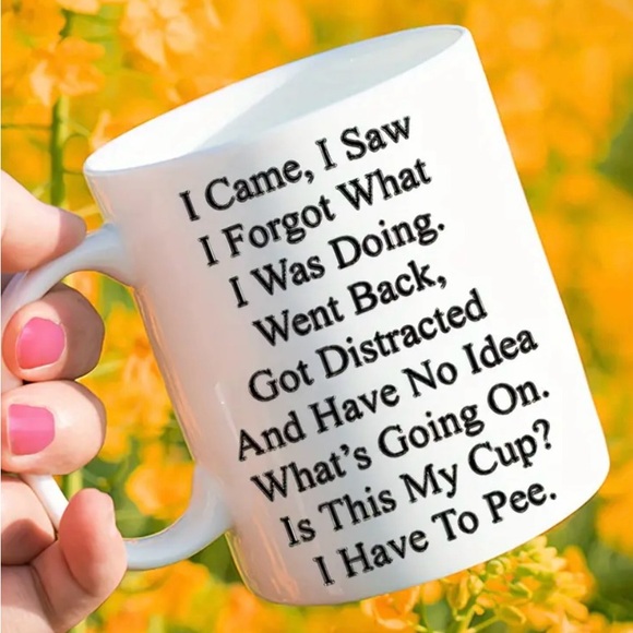 SARCASTIC COFFEE MUG “I CAME I SAW…” DOUBLE SIDED DISHWASHER/MICROWAVE SAFE - Picture 11 of 12